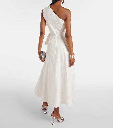 Robe midi asymétrique en coton - Roland Mouret - Modalova