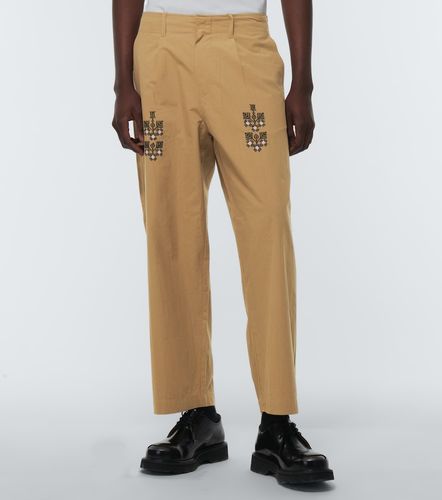 Pantalon Qrunful brodé en coton - Adish - Modalova