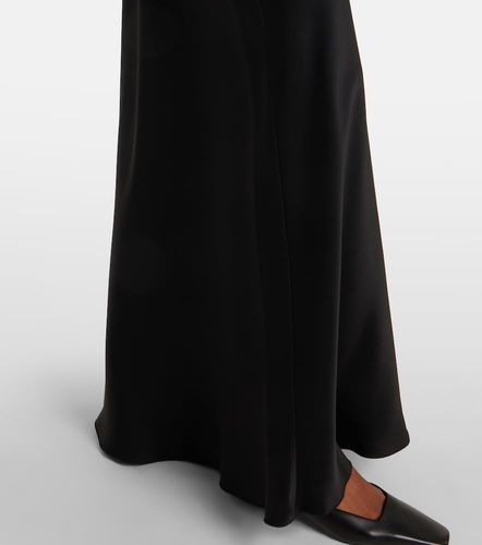 Robe longue Baia en satin et velours - Max Mara - Modalova