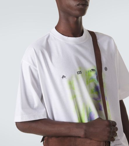 T-shirt en coton imprimé - Balenciaga - Modalova