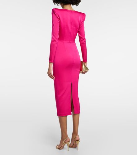 Robe midi en crêpe de satin - Alex Perry - Modalova