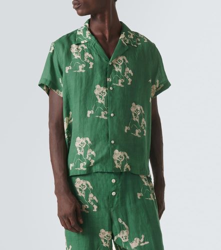 Chemise Football Silhouette en lin - Bode - Modalova