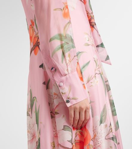 Robe mousseline Lilith à fleurs à nœud - Leo Lin - Modalova