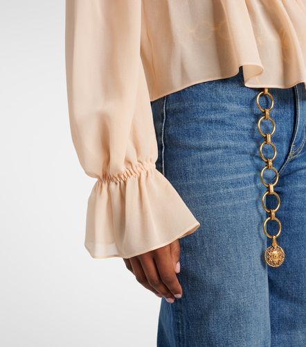 Chloé Blouse raccourcie en soie - Chloe - Modalova