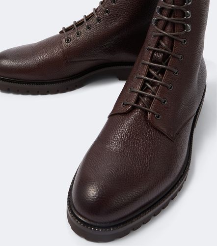 Bottes à lacets en cuir - Brunello Cucinelli - Modalova