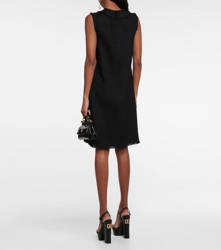Robe en tweed de laine mélangée - Dolce&Gabbana - Modalova