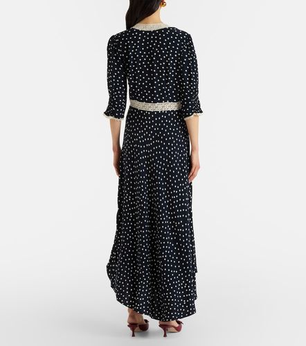 Robe midi Amina en crêpe à pois - Rixo - Modalova