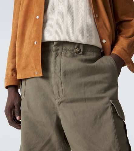 Short cargo en coton et lin - Brunello Cucinelli - Modalova