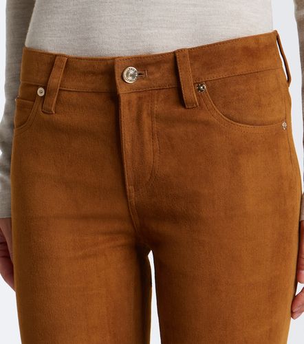 Pantalon évasé The Suede Rodeo en daim - Frame - Modalova