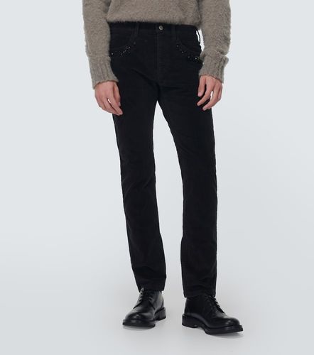 Pantalon slim en coton à clous - Undercover - Modalova