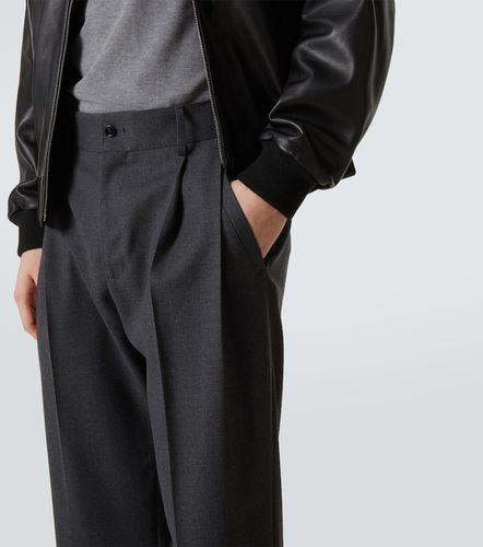 Pantalon droit en laine mélangée - Dolce&Gabbana - Modalova