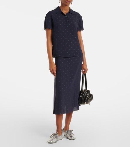 Baskets en cuir métallisé - Acne Studios - Modalova
