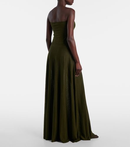 Alaïa Robe bustier en lin mélangé - Alaia - Modalova
