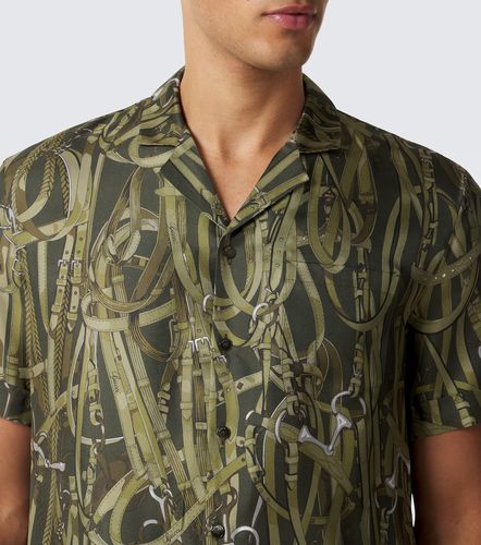 Chemise de bowling imprimée en soie - Gucci - Modalova