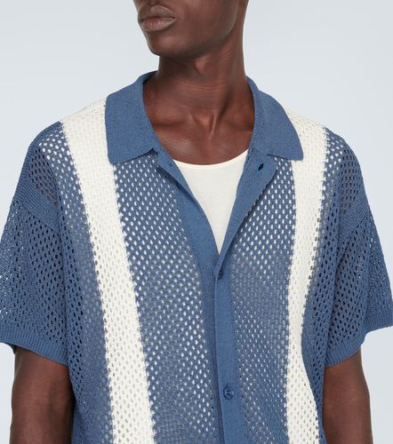 Chemise de bowling Castillo en crochet de coton mélangé - Frescobol Carioca - Modalova