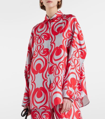 Chemise imprimée en soie - Dries Van Noten - Modalova