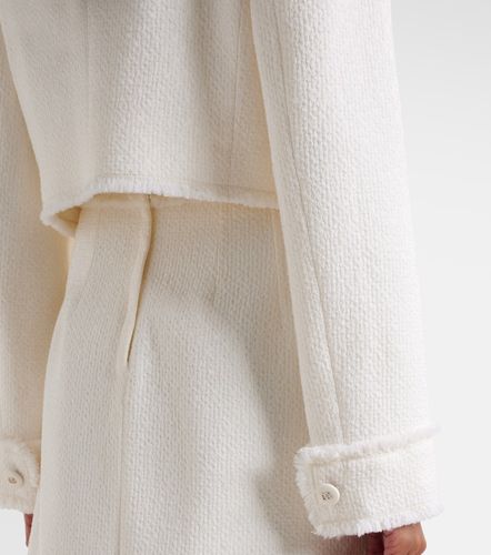 Veste courte en tweed de laine mélangée - Dolce&Gabbana - Modalova
