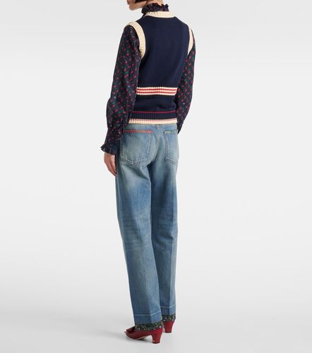 Pull sans manches Chez en coton - Valentino - Modalova