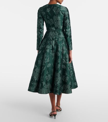 Robe midi Capucine en jacquard à fleurs - Emilia Wickstead - Modalova