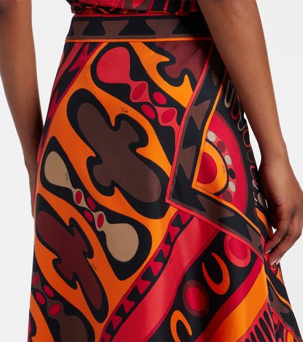 Pucci Jupe midi Soleil en soie - Pucci - Modalova