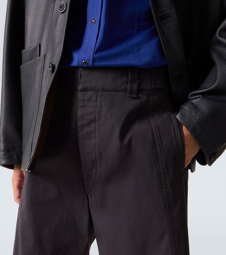 Pantalon ample à taille haute en sergé de coton - Lemaire - Modalova