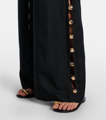 Pantalon ample en lin mélangé - Simkhai - Modalova