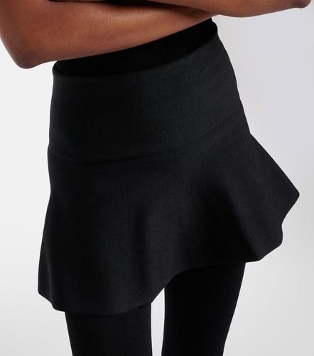 Alaïa Legging court à taille péplum - Alaia - Modalova