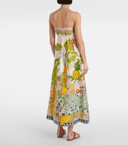 Alémais Robe longue Hazel en lin mélangé - Alemais - Modalova