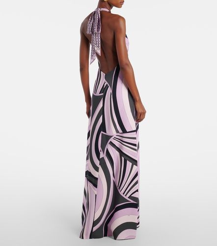 Pucci Robe longue Iride en satin - Pucci - Modalova
