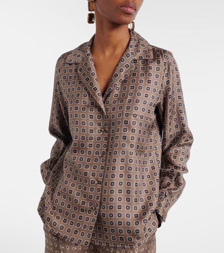 Chemise Disco imprimée en sergé de soie - Max Mara - Modalova