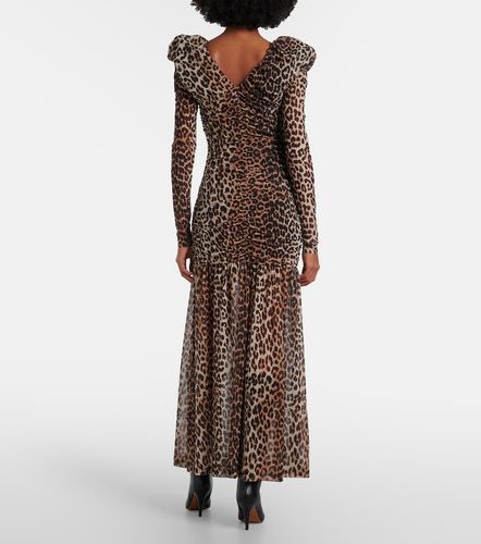 Ganni Robe midi en cloqué - Ganni - Modalova