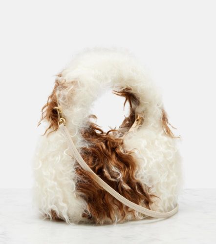 Sac Wander imprimé en shearling - Miu Miu - Modalova