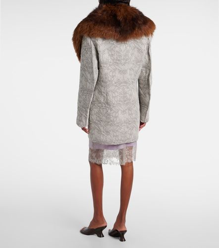 Manteau en coton et shearling - Jacques Wei - Modalova