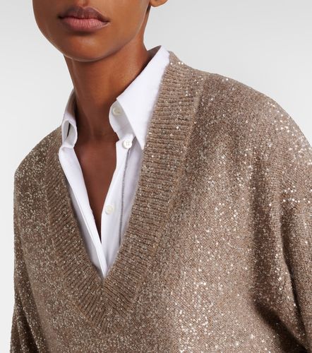 Brunello Cucinelli Pull à sequins - Brunello Cucinelli - Modalova