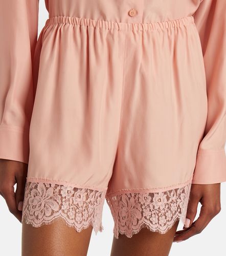 Short en soie à dentelle - Stella McCartney - Modalova