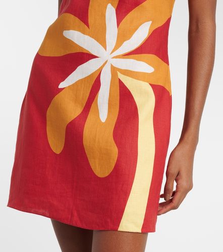 Robe Siela en lin à fleurs - Cala de la Cruz - Modalova