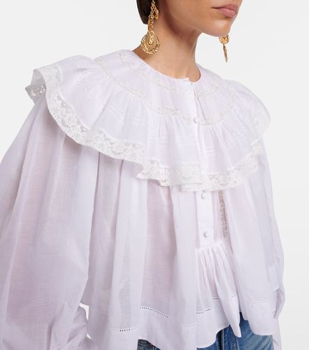 Chloé Blouse en coton à dentelle - Chloe - Modalova