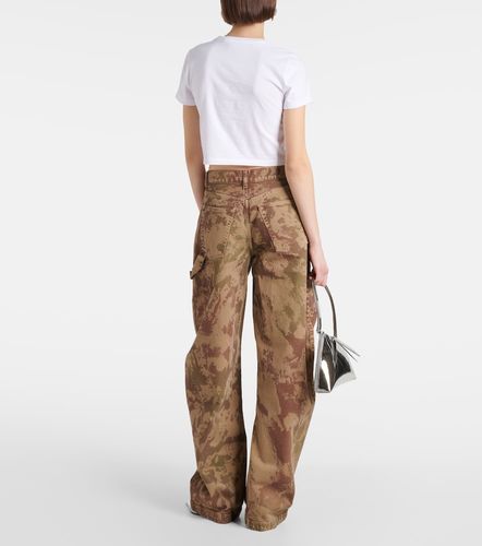 Re/Done Crop top en jersey de coton - Re/Done - Modalova