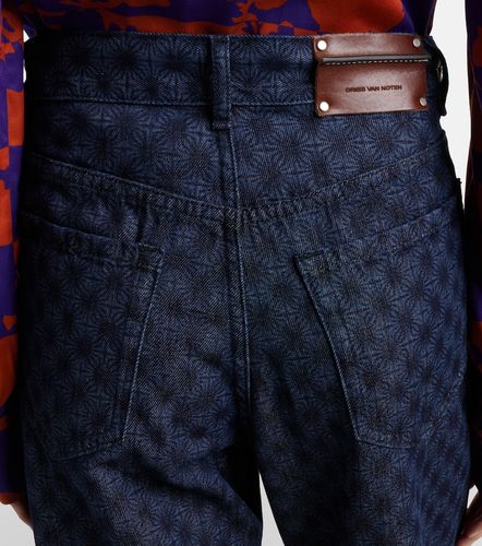 Jean ample à fleurs - Dries Van Noten - Modalova