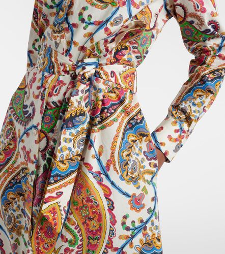 Etro Robe portefeuille en coton - Etro - Modalova