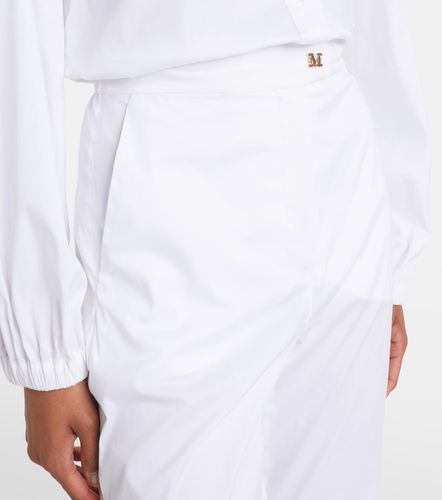 Pantalon évasé Curve en coton mélangé - Max Mara - Modalova