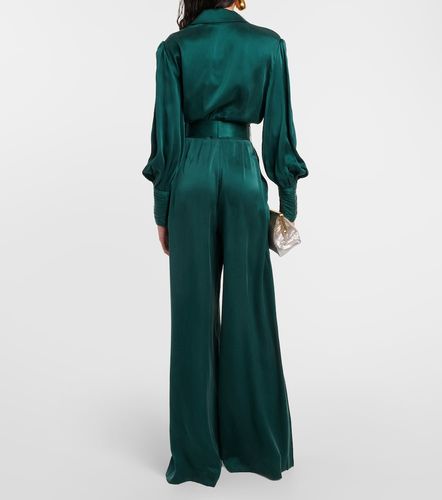 Pantalon ample Tuck en satin de soie - Zimmermann - Modalova