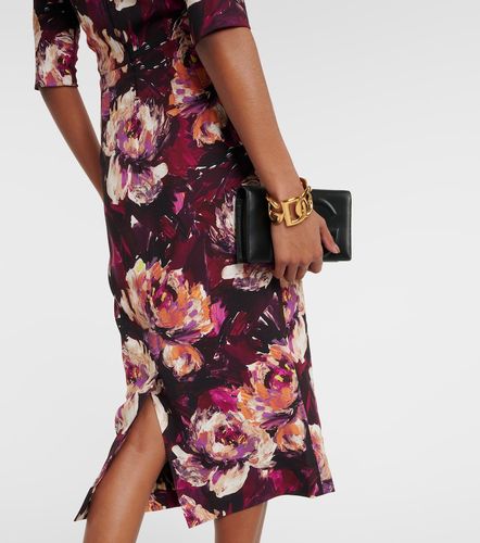 Robe en cady à imprimé floral - Dolce&Gabbana - Modalova