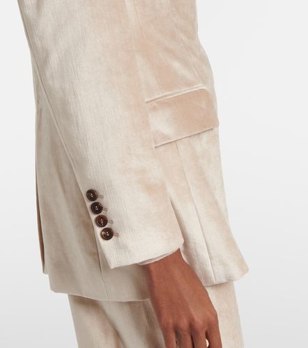 Blazer en velours de coton mélangé - Brunello Cucinelli - Modalova