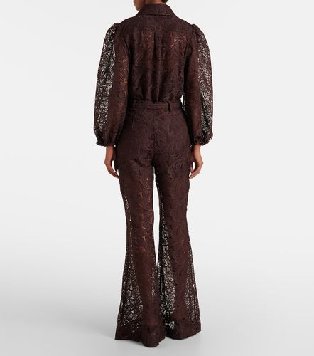 Pantalon évasé en dentelle - Zimmermann - Modalova