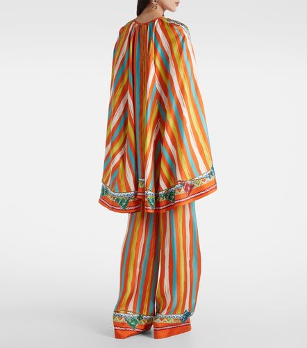 Chemise oversize rayée en soie - Dolce&Gabbana - Modalova