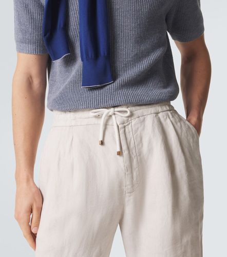 Brunello Cucinelli Bermuda en lin - Brunello Cucinelli - Modalova