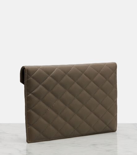 Pochette Paris en cuir - Saint Laurent - Modalova