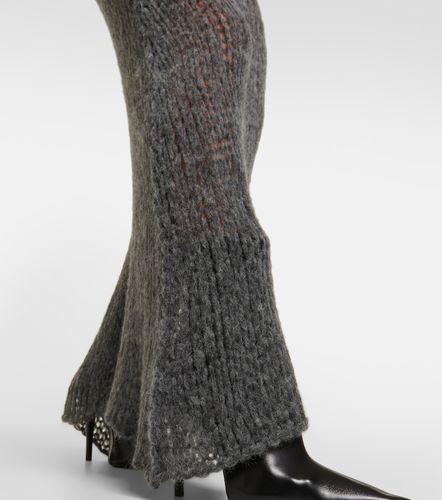 Robe longue en alpaga mélangé - Ann Demeulemeester - Modalova