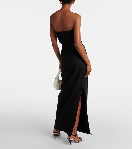 Robe longue Dorian en lin et coton brodée - SIR - Modalova